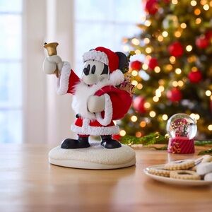 Santa Mickey Mouse Holiday Figure NIB